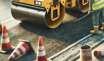 В Самарской области ремонтируют участок дороги Самара – Новокуйбышевск