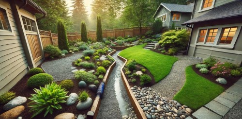 Как организовать водоотводные системы на участке